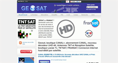 Desktop Screenshot of geosat.fr